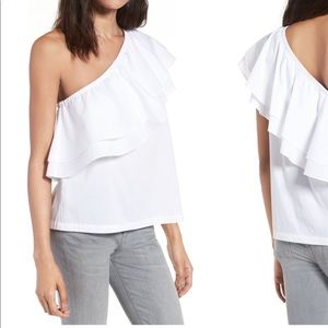 Chelsea (by Nordstrom) ruffle top. NWT.
